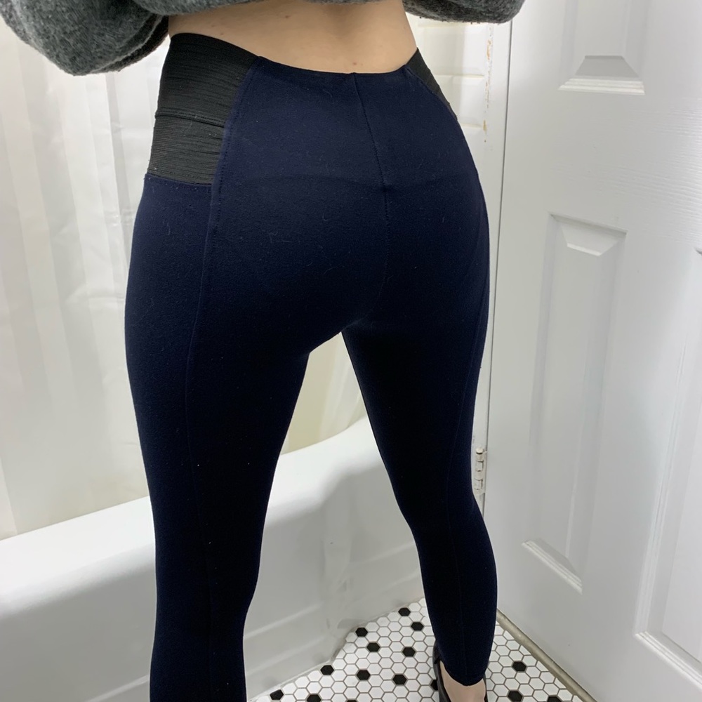 ZARA • Navy Blue Leggings
